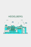 Heidelberg Minimalist Travel Notebook [Lined] [6x9] [110 pages] 1673942008 Book Cover