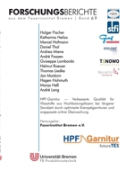 HPF-Garnitur: Verbesserte Qualit?t f?r Vliesstoffe aus Hochleistungsfasern bei l?ngerer Standzeit durch optimierte Krempelgarnituren 3756242013 Book Cover