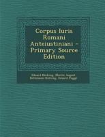 Corpus Iuris Romani Anteiustiniani 1018355278 Book Cover