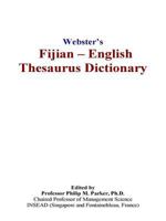 Webster’s Fijian - English Thesaurus Dictionary 049783491X Book Cover