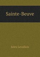 Sainte-Beuve 5518980302 Book Cover