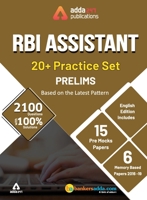 Adda247 20] RBI Assistant Prelims Mock Papers Practice Book English Medium 8194467888 Book Cover