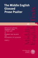 The Middle English Glossed Prose Psalter, Part I 3825361284 Book Cover
