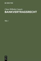 Bankvertragsrecht 3110116863 Book Cover