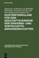 Musterformulare für den Geschäftsverkehr der Erwerbs- und Wirtschaftsgenossenschaften 3111202623 Book Cover