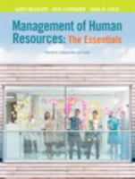 Management of Human Resources: The Essentials 0132114909 Book Cover