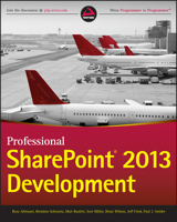 Professional Sharepoint 2013 Development 1118495829 Book Cover