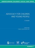 Advocacy for Children and Young People [OP]: A Review 0854736913 Book Cover