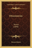 Dissonancias: Versos (1890) 1147655596 Book Cover