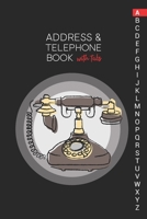 Address & Telephone Book with tabs: Personalized Address Book "6x9" 140 Pages, 312 Spaces for Name, Address, Phone Numbers, Email and Website 1675005109 Book Cover