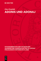 Adonis Und Adonaj 3112726383 Book Cover