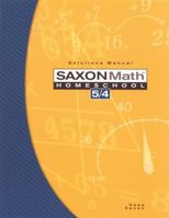 SaxonMath Homeschool 5/4--Solutions Manual 1591413257 Book Cover