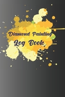 diamond painting log book: [Deluxe Edition with Space for Photos] Crystal Butterfly Design 1661402380 Book Cover