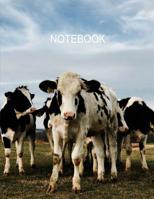Notebook. For Cow Lover. Composition Notebook. College Ruled. 8.5 x 11. 120 Pages. 1078363986 Book Cover
