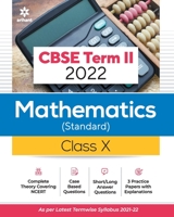 Arihant CBSE Mathematics (Standard) Term 2 Class 10 for 2022 Exam 9325796600 Book Cover