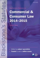 Blackstone's Statutes on Commercial and Consumer Law 0198709501 Book Cover
