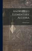 Answers to Elementary Algebra 1022013785 Book Cover