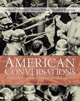 American Conversations: From Centennial through Millennium, Volume 2 0131582615 Book Cover