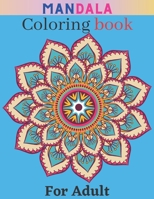 Mandala Coloring Book For Adult: Beautiful Collection of 50 New, High Detailed, Easy Mandala Designs for Fun, gift, Relaxation B09243C8W4 Book Cover