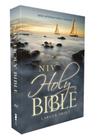 NIV, Holy Bible, Larger Print, Economy Edition, Paperback, Blue, Comfort Print 0310463807 Book Cover