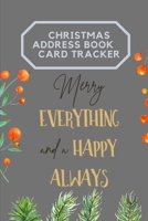 Christmas Address Book Card Tracker: Holiday Card Organizer Book, Keep Record Sending And Receiving Holiday Cards for Ten Years, A-Z Tabs, Book List for Ten Year (Send & Receive) 1712837850 Book Cover