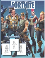 Fortnite colouring book: Fortnite colouring book for kids and adults. Fortnite colouring book for boys and girls. B08HQ1RLH5 Book Cover