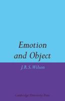 Emotion and Object 0521114772 Book Cover