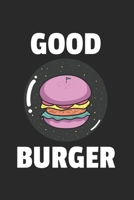 Burger Notizbuch: Burger Notizbuch für Liebhaber / Notizheft / Notizblock A5 (6x9in) Dotted Notebook / Punkteraster / 120 gepunktete Seiten (German Edition) 167552291X Book Cover