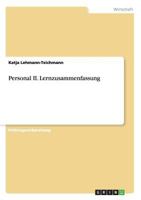 Personal II. Lernzusammenfassung 3656719357 Book Cover