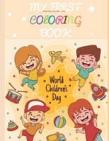 baby coloring book 1 year: Toddler Coloring Book: For kids ages 1-4, 100 fun pages, animals and shapes to color and learn (US edition) Paperback B08Q5XZH3Q Book Cover