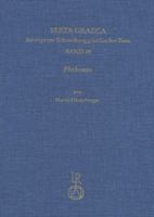 Phthonos: Missgunst, Neid Und Eifersucht in Der Byzantinischen Literatur 3895009148 Book Cover