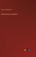Altslovenische Lautlehre (German Edition) 3368396773 Book Cover