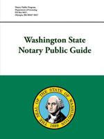 Washington State Notary Public Guide 0359571980 Book Cover