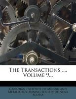 Transactions Volume 9 1246089467 Book Cover