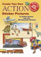 Create Your Own Animal Sticker Pictures: 12 Scenes and Over 300 Reusable Stickers 0486428966 Book Cover
