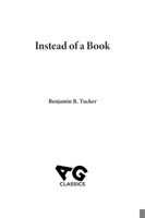 Instead of a Book B0CVJTFYF3 Book Cover