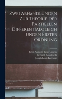 Zwei Abhandlungen Zur Theorie Der Partiellen Differentialgleichungen Erster Ordnung 1018467602 Book Cover