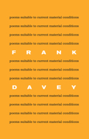 Poems Suitable to Current Material Conditions 177126053X Book Cover