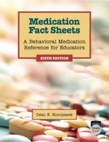 Medication Fact Sheets: A Behavioral Medication Reference Guide for Educators 0878227083 Book Cover