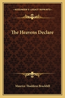 The Heavens Declare 1163817007 Book Cover