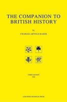 The Companion to British History 0415185831 Book Cover