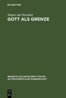 Gott ALS Grenze 3110111632 Book Cover