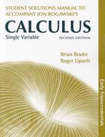 Single Variable Calculus - Early Transcendentals 1429212195 Book Cover