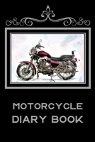 Motorcycle Diary Book: Classic Black Color Vintage & Retro Style 6x9" 120 Pages Blank Lined Notebook , Book Gifts For Men (Motorcycle Notebook) 1690959193 Book Cover
