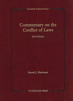 Commentary on the Conflict of Laws 0882773291 Book Cover