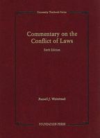 Commentary on the Conflict of Laws 1599410729 Book Cover