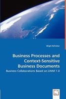Business Processes and Context-Sensitive Business Documents - Business Collaborations Based on Umm 1.0 3639000366 Book Cover