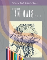Relaxing Adult Coloring Book: Unworldly Animals Vol. 1 B0BQGVV3G4 Book Cover