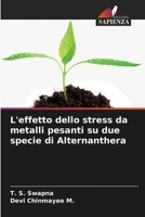 L'effetto dello stress da metalli pesanti su due specie di Alternanthera (Italian Edition) 6208080304 Book Cover