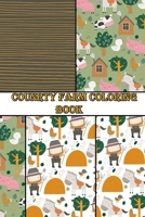 Counrty farm coloring book: Counrty farm coloring book size 6*9 pages 50 B08S5BPZYL Book Cover